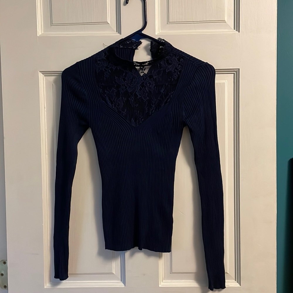 Lace sweater